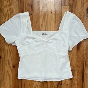 White Abercrombie Top